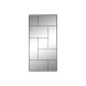 Vggspegel Home ESPRIT Svart 90 x 2 x 180 cm