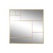 Vggspegel Home ESPRIT Gyllene 90 x 2 x 90 cm