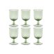 Glasset Home ESPRIT Grn Glas 300 ml 8 x 8 x 14 cm (6 antal)