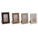 Fotoram Home ESPRIT Brun Beige Sammet Glas Modern 26 X 2,8 X 31
