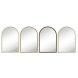 Vggspegel Home ESPRIT Beige Naturell Scandi 60 x 2 x 90 cm (4 a