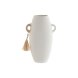 Vas Home ESPRIT Vit Naturell Stengods 17 x 13 x 26 cm