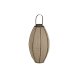 Ljusstakar Home ESPRIT Naturell Jute Bambu 37 x 37 x 70 cm
