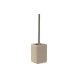 Toalettborste Home ESPRIT Krm Silvrig Harts Polyetylen 9,5 X 9,