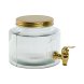Vattendispenser Home ESPRIT Gyllene Metall Glas 17,8 x 25 x 15 c