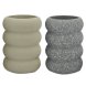 Tandborsthllare Home ESPRIT Gr Krm Dolomite 7 x 7 x 10 cm (2