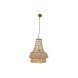 Taklampa Home ESPRIT Naturell Jute Metall 50 W 50,5 x 50,5 x 148