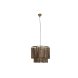 Taklampa Home ESPRIT Brun Gyllene Tr Metall Mangotr 50 W 60 x