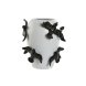 Vas Home ESPRIT Vit Svart Stengods Modern 27 X 27 X 29,5 cm