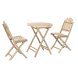 Bordsgrupp med 2 stolar Home ESPRIT 61 x 61 x 73 cm