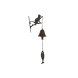 Klocka Home ESPRIT Brun Svart Jrn 15,7 x 7,5 x 42 cm