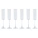 Champagneglas Home ESPRIT Transparent Glas 160 ml (6 antal)