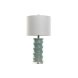 Bordslampa Home ESPRIT Vit Himmelsbl 50 W 220 V