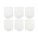 Glasset Home ESPRIT Transparent Glas Med relief 360 ml (6 antal)