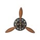 Vggklocka Home ESPRIT Brun Svart Metall Helixar Vintage 118 x 2