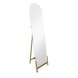Garderobsspeglar Home ESPRIT Naturell Glas Furu 40 x 10 x 160 cm