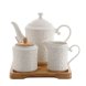 Tekanna Home ESPRIT Vit Bambu Porslin