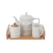 Tekanna Home ESPRIT Vit Bambu Porslin