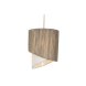 Taklampa Home ESPRIT Brun Jute Metall Snre 40 x 40 x 50 cm