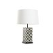 Bordslampa Home ESPRIT Vit Svart 50 W 220 V
