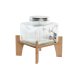 Vattendispenser Home ESPRIT Transparent Naturell Bambu Glas 3,5