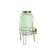 Vattendispenser Home ESPRIT Grn Gyllene Metall Glas 4 L 16 x 16