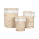 Tvttkorg Home ESPRIT Naturell vide Shabby Chic 45 x 45 x 55 cm