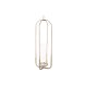Ljusstakar Home ESPRIT Silvrig Glas Stl 21 x 21 x 62 cm