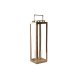 Lykta Home ESPRIT Gyllene Aluminium Glas Modern 20 x 20 x 74 cm