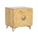 Nattduksbord Home ESPRIT Gyllene Naturell 50 x 40 x 50 cm