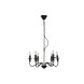 Taklampa Home ESPRIT Svart Metall 25 W 54 x 54 x 46 cm