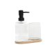 Badkit Home ESPRIT Transparent Naturell Bambu Glas Modern 3 Dela