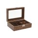 Smyckeskrin Home ESPRIT Brun Polyuretan Glas Tr MDF 25 X 16,5 X