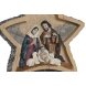 Julkrubba-set Home ESPRIT Multicolour Harts 15 X 5 X 16,5 CM