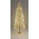 Julgran Home ESPRIT Gyllene 40 x 40 x 120 cm