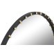 Vggspegel Home ESPRIT Svart Gyllene Modern 90 x 3,5 x 90 cm