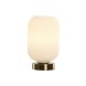 Bordslampa Home ESPRIT Vit Gyllene 50 W 220 V