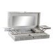 Smyckeskrin Home ESPRIT Silvrig Naturell Tr Aluminium 38 x 20 x
