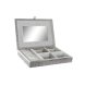 Smyckeskrin Home ESPRIT Silvrig Naturell Tr Aluminium 27,5 x 20