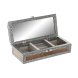 Smyckeskrin Home ESPRIT Silvrig Naturell Tr Aluminium 22,5 x 10