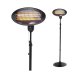 Kvartsvrmare EDM 07091 07091 Svart 2000 W 49,6 x 15,6 x 24,2 cm