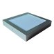 Taklampa EDM 31597 Aluminium Plast 20 W 22,5 x 22,5 x 4 cm (6400