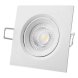 Inbyggt spotlight EDM 31656 Downlight F 5 W 380 lm 3200 Lm (3200