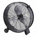 Golvflkt EDM Svart 180 W  60 cm industriell