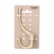 Door Hanger EDM 85158 Gyllene Polerad mssing Double