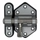 Drrbult EDM 85530 Silvrig 40 mm Frstrkt