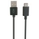 USB-C-kabel till USB KSIX 3 m Svart