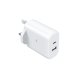 Vggladdare KSIX GaN Vit 45 W