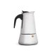 Italiensk Kaffepanna Kinvara S12AA-4T Svart Silvrig Stl 4 Cssz