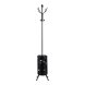 Kapphngare Paraplystll Svart Metall (44 x 185 x 44 cm)